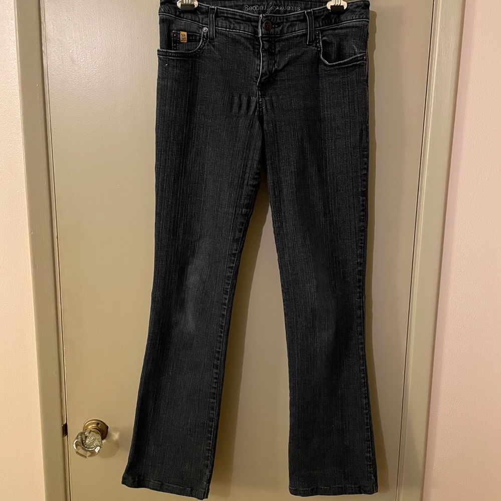 size 29 Second Yoga Jeans Dark Blue Jeans